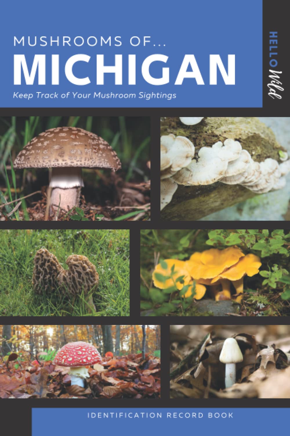 Mushrooms of Michigan Identification Record Book: A Simple Take Along Book to Identify and Track Mushrooms in the Great Lakes