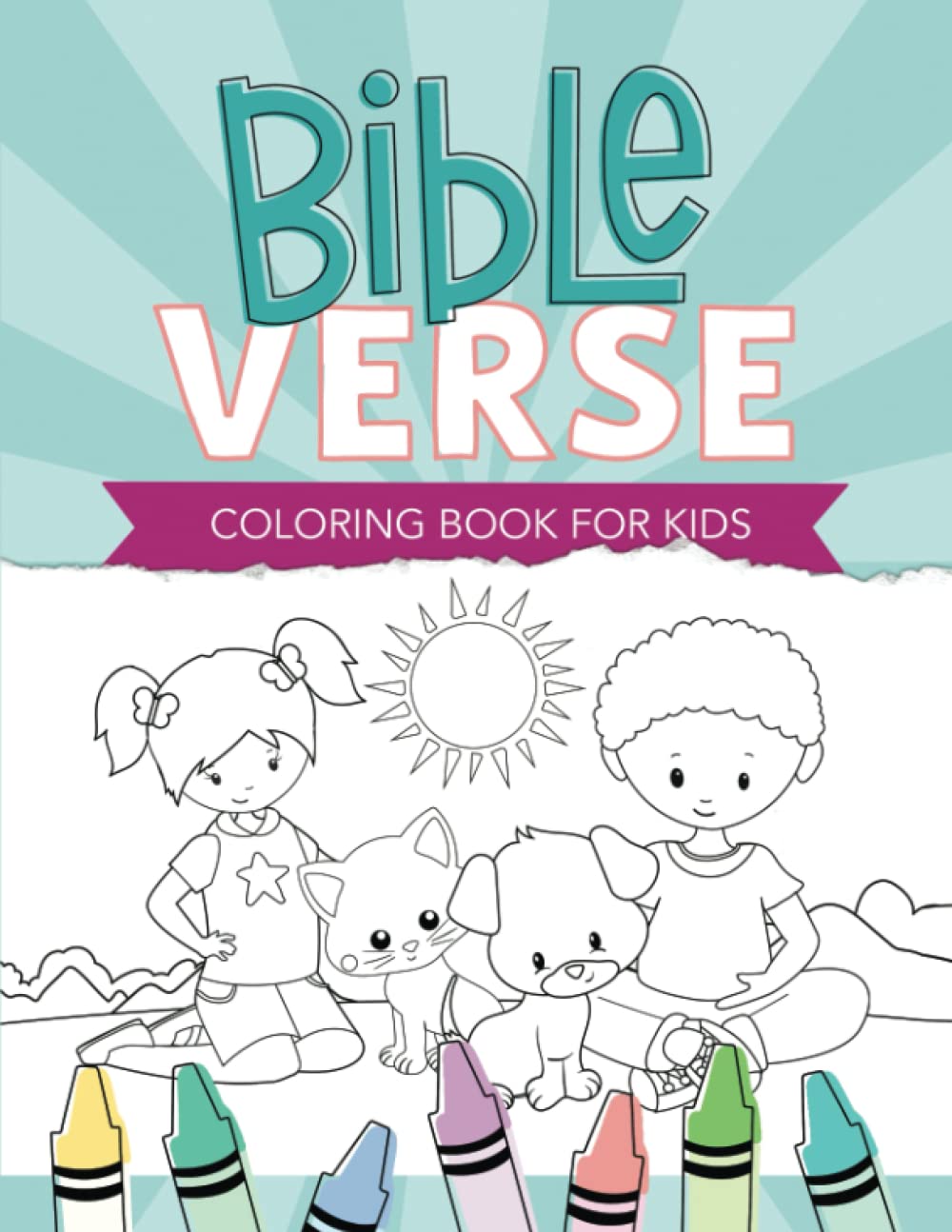 Bible Verse Coloring Book for Kids - 512