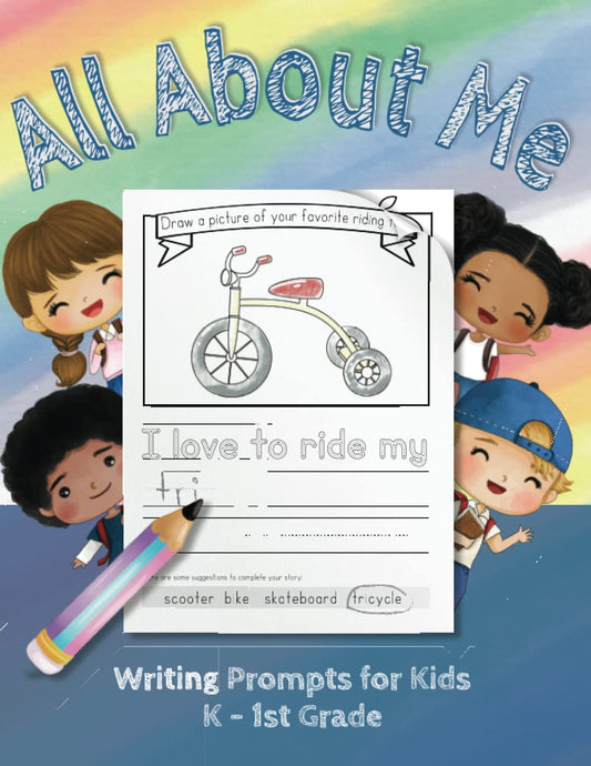 All About Me: Writing Prompts for Kids K - 1st Grade - 7593