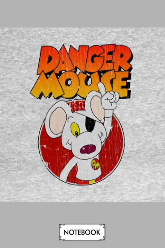 Vintage Dangermouse N10636 Notebook: 6x9 120 Pages, Lined College Ruled Paper, Matte Finish Cover, Diary, Planner, Journal - 9607