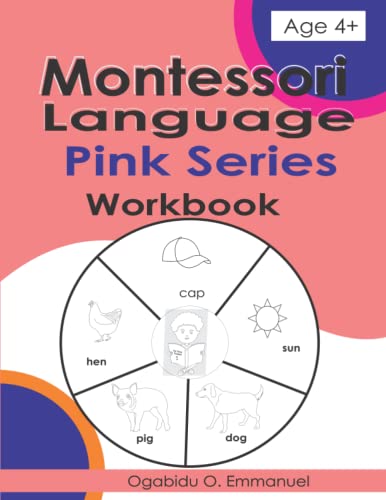 Montessori Language Pink Series Workbook: Introduction to reading 3 letter words - 481