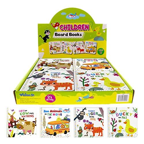 Vision Street 2357616 Animal Board Books Case of 48 - 1121