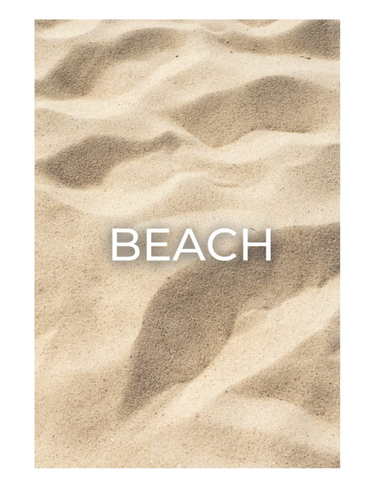 Beach: Decorative stacking book for Coffee Tables & Bookshelves | Perfect for Coastal Themed Home Décor Interior Design & Staging (Beach House Series) - 2247