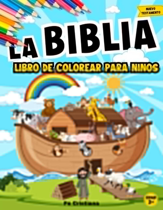 Libro para Colorear con Historias Bíblicas: Libro Cristiano para Colorear para Niños con Ilustraciones Bíblicas de las Escenas más Memorables del Antiguo Testamento (Spanish Edition) - 9928