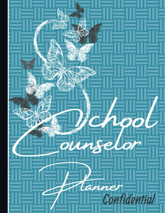 School Counselor Planner (Several Cover Options): Undated planner and record keeper for the school year.