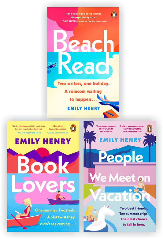 Emily Henry 3 Books Collection Set ( Book Lovers , Beach Read, People We Meet on Vacation) - 743