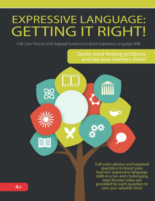 Expressive Language: Getting it Right!: Enhance expressive language in a fun and challenging way! - 334