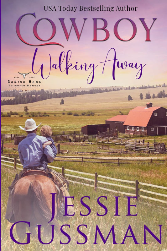 Cowboy Walking Away (Coming Home to North Dakota) - 4815