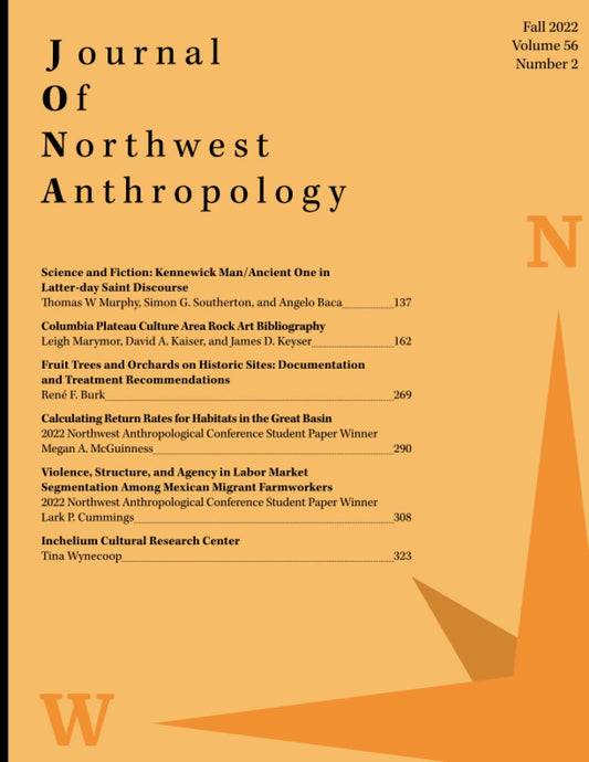 Journal of Northwest Anthropology: Volume 56, Number 2