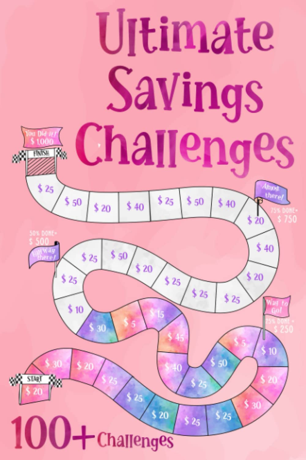 Ultimate Savings Challenges Book: Unique and Interactive Money Saving Challenge Book with Variety of Saving Challenges from $50 to $20000 | Daily, Weekly Cash Savings Tracker - 341