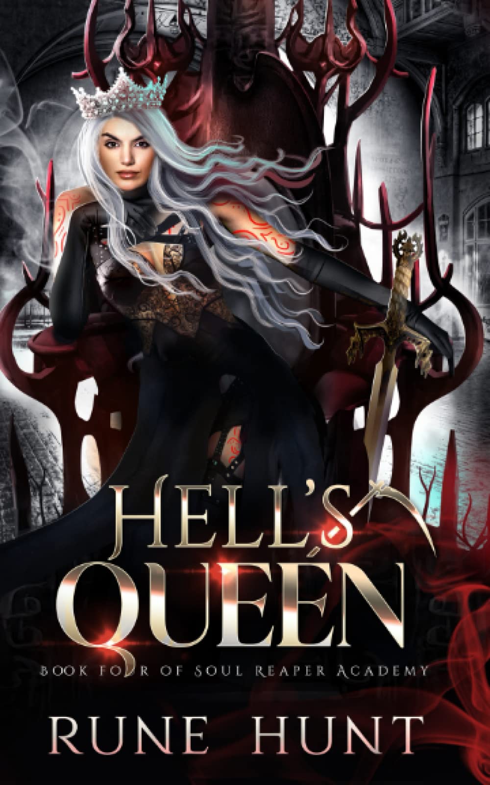 Hell's Queen: A Reverse Harem Hellhound Shifter Romance (Soul Reaper Academy) - 396