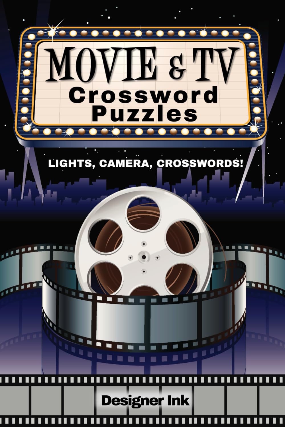 Movie and TV Crossword Puzzles: Hollywood, Actors, Shows, & Series. Trivia, Facts, and Fun Activity. - 8173