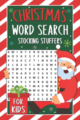 Stocking Stuffers for Kids: Christmas Word Search: Fun Holiday Activity Book for Kids, Christmas Gifts for Girls & Boys - 5237