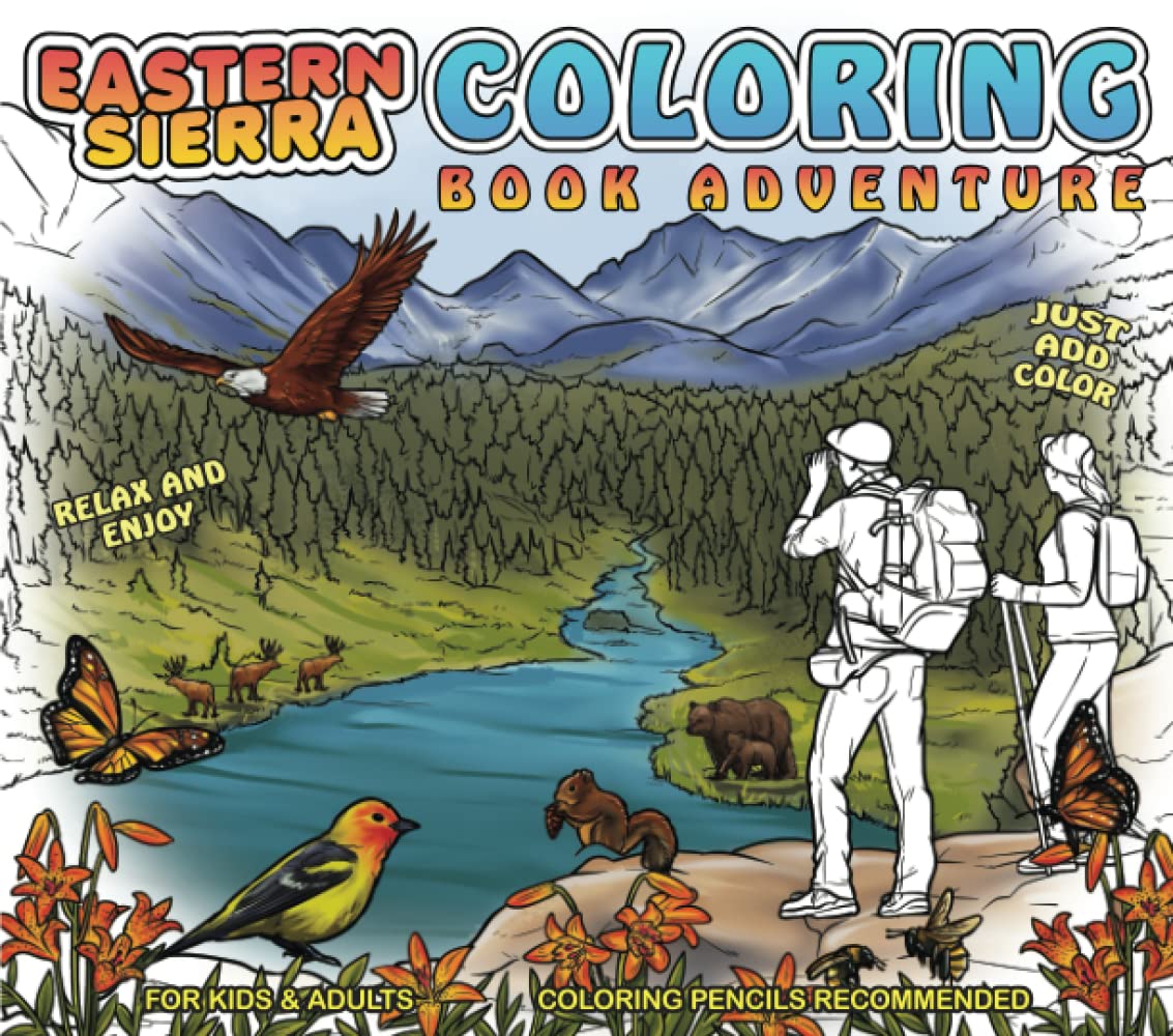 Eastern Sierra Coloring Book Adventure - 9950