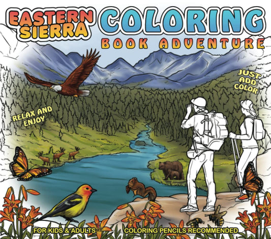 Eastern Sierra Coloring Book Adventure - 9950