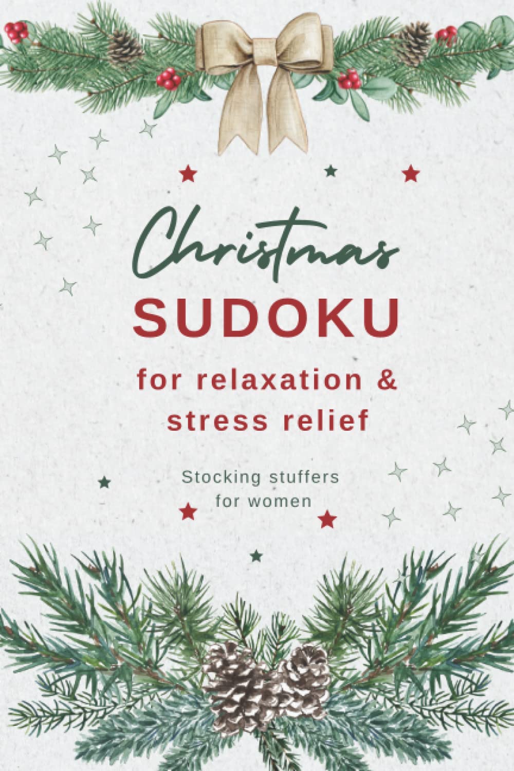 Stocking Stuffers for Women: Christmas Sudoku for Relaxation & Fun. - 9068