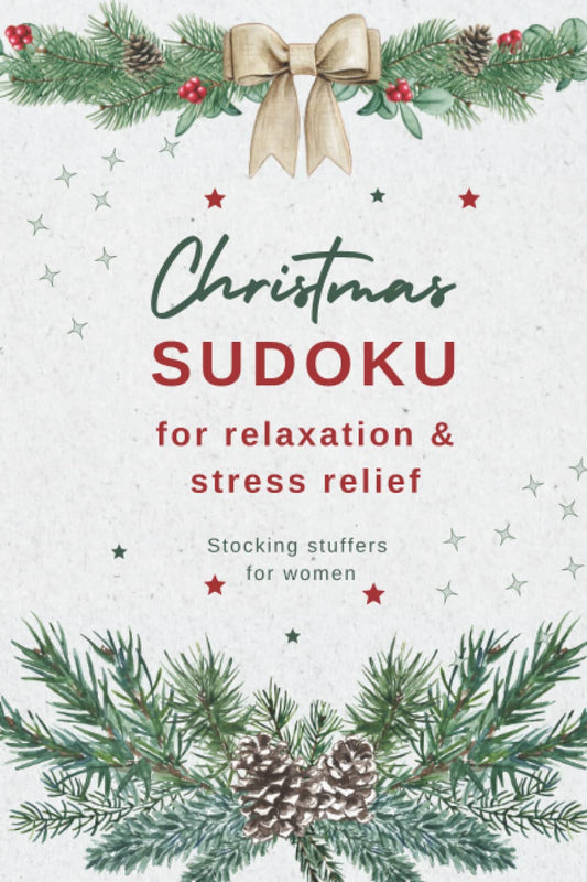 Stocking Stuffers for Women: Christmas Sudoku for Relaxation & Fun. - 9068