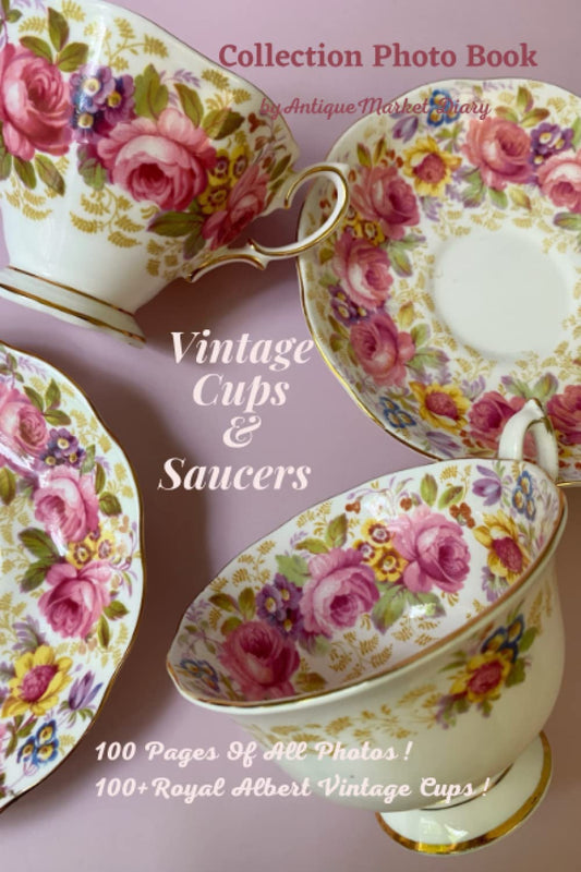 Vintage Cups & Saucers Collection Photo Book By AntiqueMarketDiary - 1154
