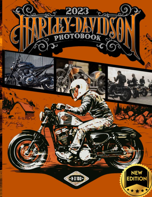 HD Motorcycles Photo Book: 2023 Picture Book Of HD Motorcycles - 30+ Photos, Motor Photo Book Birthday Christmas Gifts For Men Husband Dad Boy Friends - 5341
