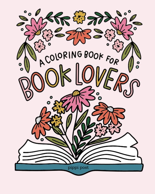 A Coloring Book for Book Lovers by Pippi Post - 3306