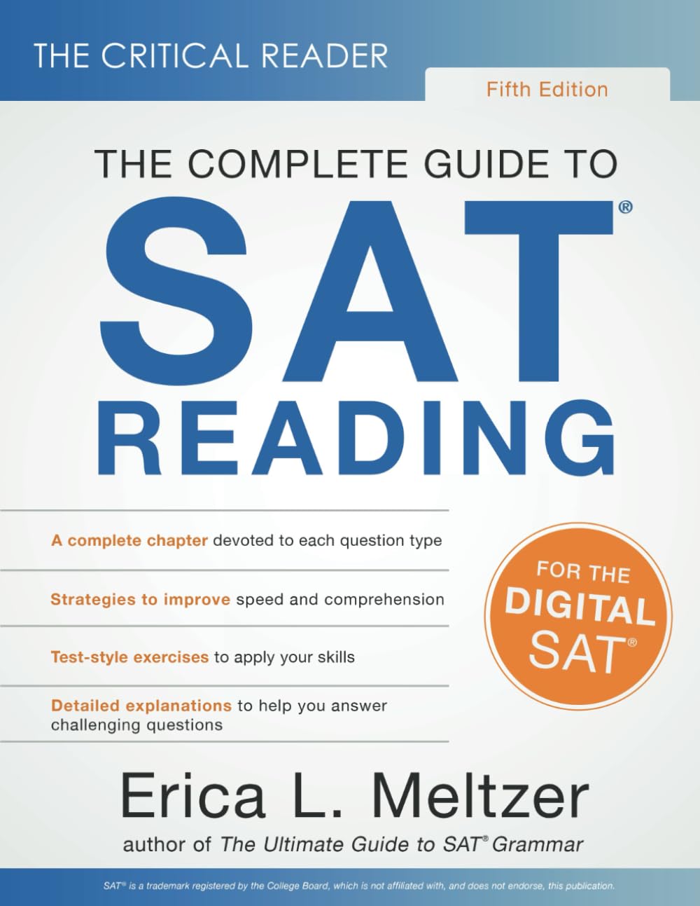 The Critical Reader, Fifth Edition: The Complete Guide to SAT Reading - 1506