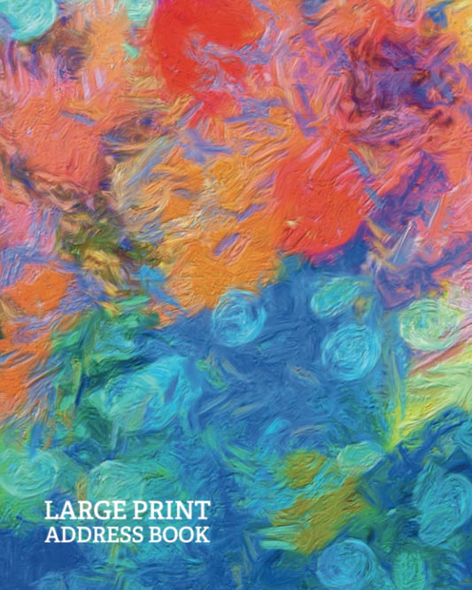Large Print Address Book: 8in x 10in Paperback | 110 Page Large Print Address Book For Seniors And Adults | Enough Space to record more than 300 Entry ... Birthday and Notes | Printed A-Z Tab Index - 6826
