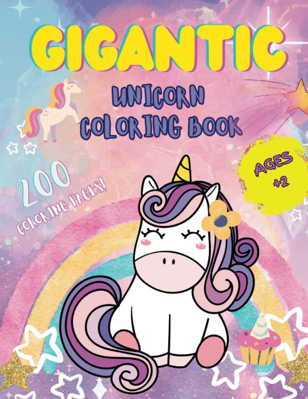 Gigantic Unicorn Coloring Book