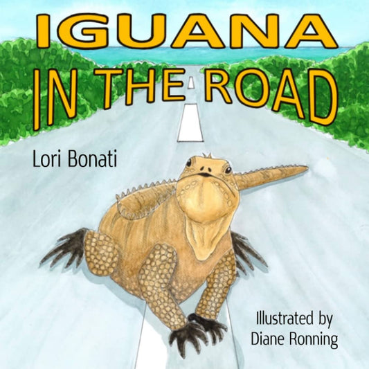 IGUANA IN THE ROAD - 5613