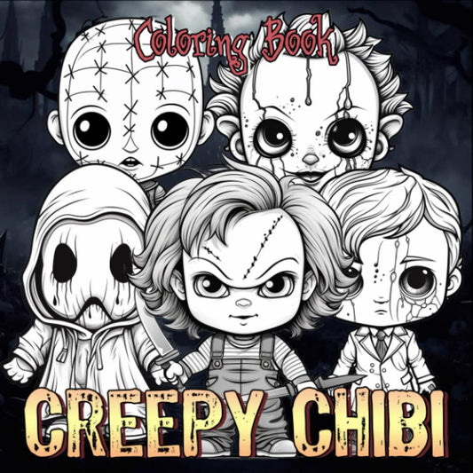 Creepy Cuteness Coloring Book: Chibi and Scary Coloring Book with Horror for Teens & Adults to Relax and Relieve Stress (Kooky and Creepy Creatures to Color) - 232
