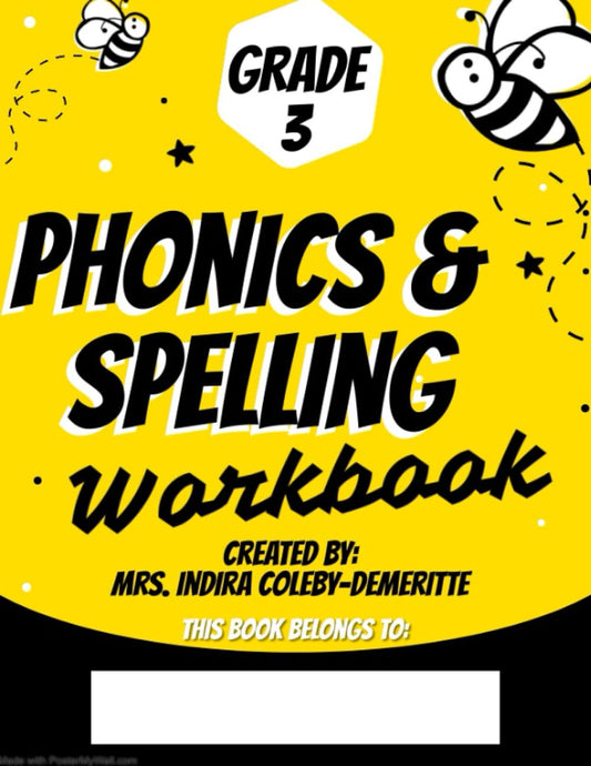 Grade 3 Phonics and Spelling Workbook - 6154
