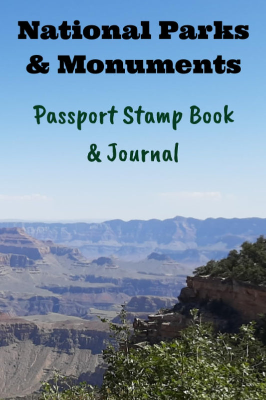 National Parks & Monuments Passport Stamp Book & Journal - 986