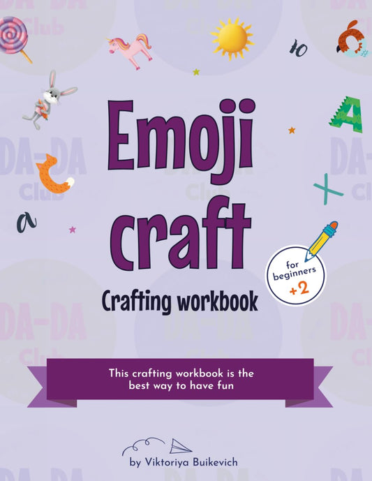 Emoji craft workbook: Russian alphabet