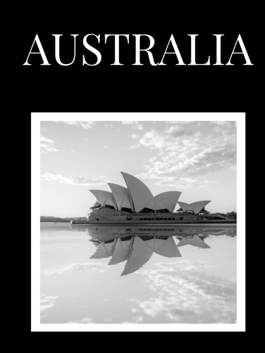 AUSTRALIA - World Collection Decorative Books - Perfect for Photo Album, Coffee Table & Bookshelf Display: 8,25'' x 11'' (large size); hardcover; 500 pages - 5222