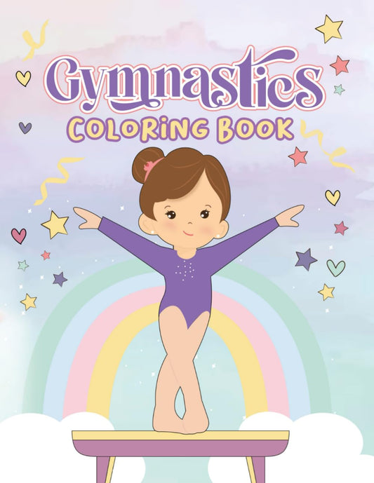Gymnastics Coloring Book: The Perfect Coloring Book for Future Gymnastics Stars | Gymnastics Coloring book for Girls | Dance Coloring Book - 1184