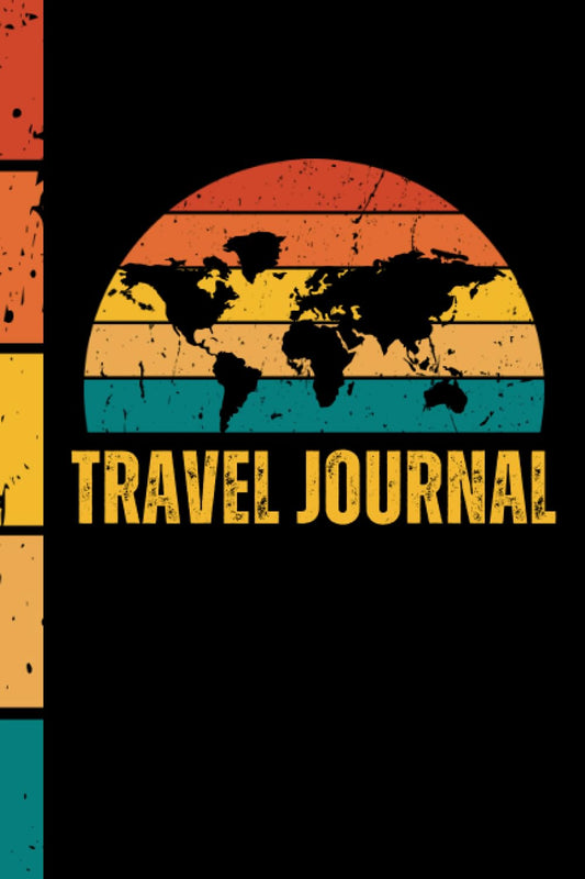 Travel Journal: Teen Vacation Diary with Prompts, Document Trips and Adventures, 6x9 Inches - 7593