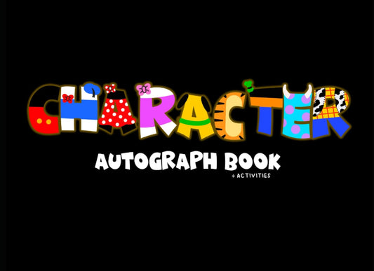 Character Autograph Book plus Activities - 8696
