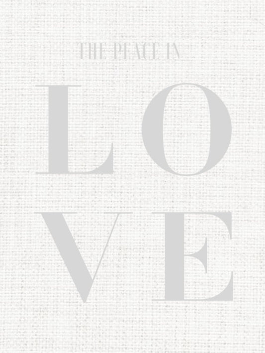 The Peace in Love: A Decorative Book for Coffee Table Books, Shelf Styling and Home Staging - 7220