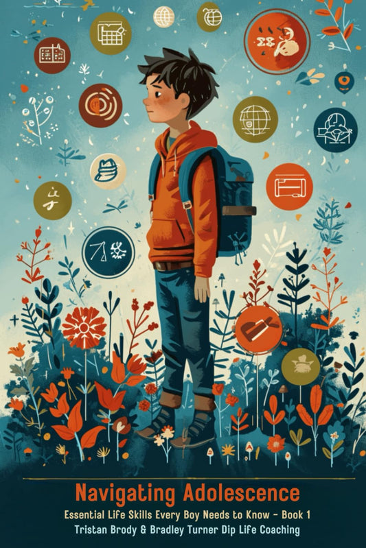 Navigating Adolescence: Essential Life Skills Every Boy Needs to Know including Developing Emotional Intelligence, Dealing with Anxiety & Stress, ... Essential Life Skills for Boys Series) - 8572