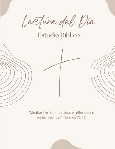 Estudio Biblico: Guia de estudio biblico sencilla con paginas de agenda diaria. (Spanish Edition) - 8028
