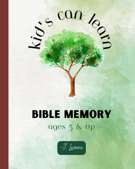 Kid's Can Learn Bible Memory - 9958