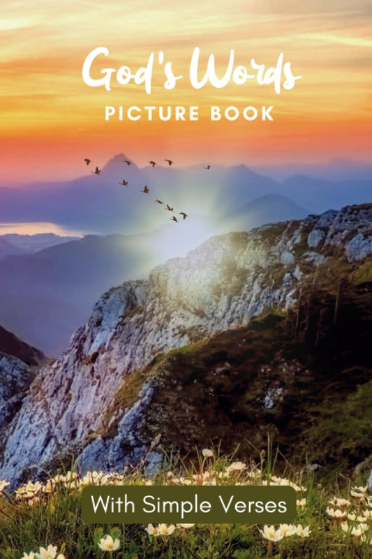 Picture Book of God's Words: Gift for dementia patients and seniors living with Alzheimer’s disease. Large print for elderly adults with simple ... strength (Picture Book for Dementia Patients) - 2661