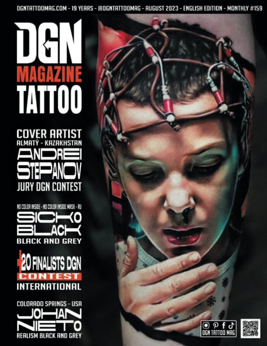 DGN tattoo magazine 19 edition #159 years, book of tattoos: more than 100 tattoo for real, professional and amateur tattoo artists. Original and ... that will inspire... for your first tattoo