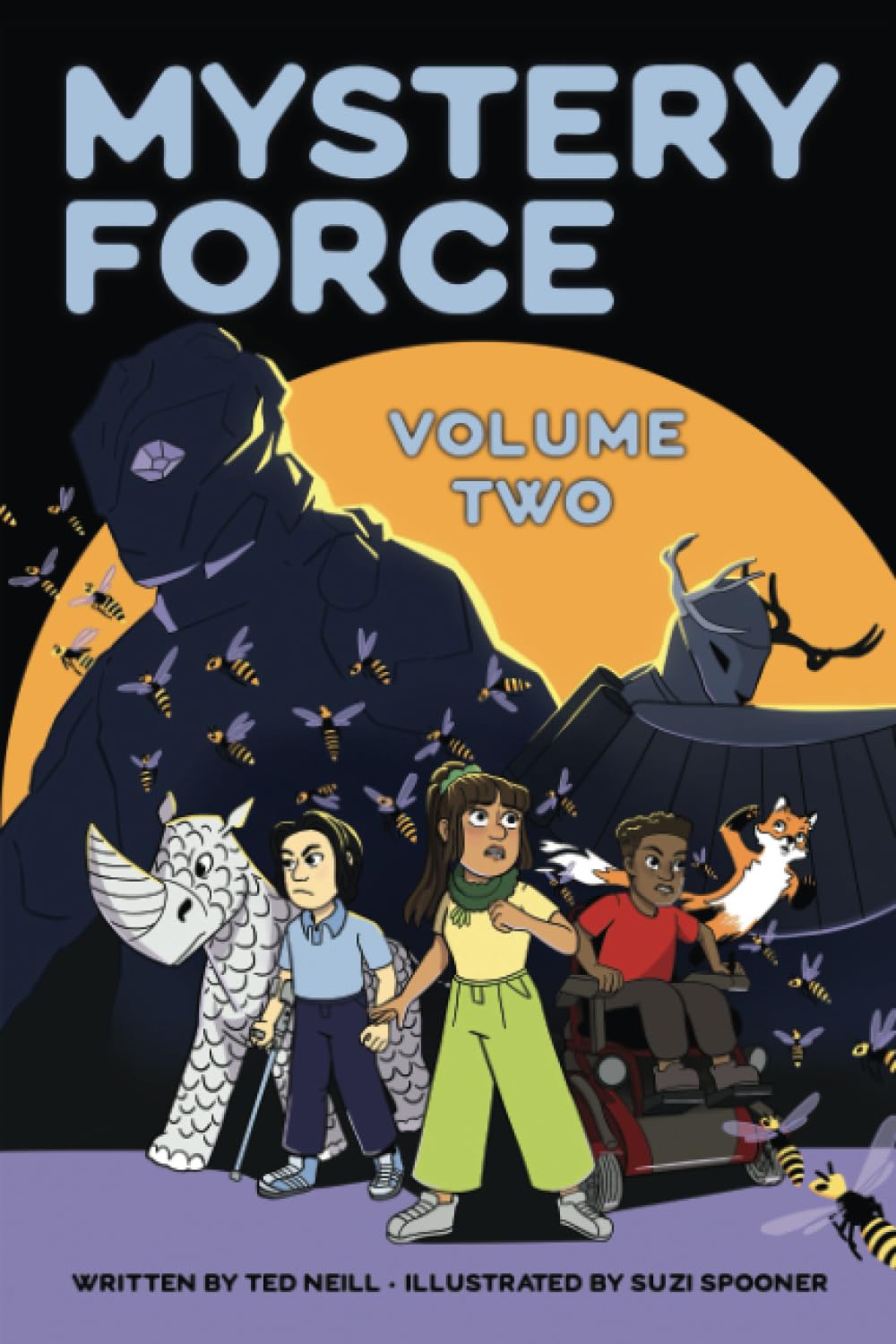 Mystery Force Volume 2 (A Kids' Detective Sci Fi Adventure): Books 4-6: The Case of the Peryton Thief; FRAMED!; CAHOOTS!
