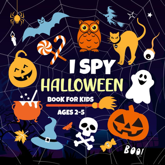 Halloween Party Favors: I Spy Halloween Book For Kids Ages 2-5: A Fun Activity Book with Spooky Guessing Games for Toddlers, Preschool & Kindergarten | Halloween Gifts for Kids - 1269