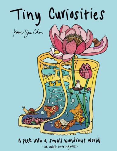 Tiny Curiosities: A Coloring Book and a Peek Into a Small Wondrous World - 7921