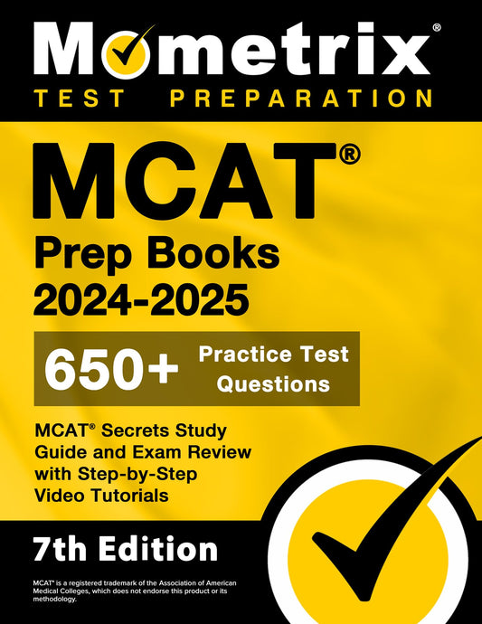 MCAT Prep Books 2024-2025 - 650+ Practice Test Questions, MCAT Secrets Study Guide and Exam Review with Step-by-Step Video Tutorials: [7th Edition] - 220