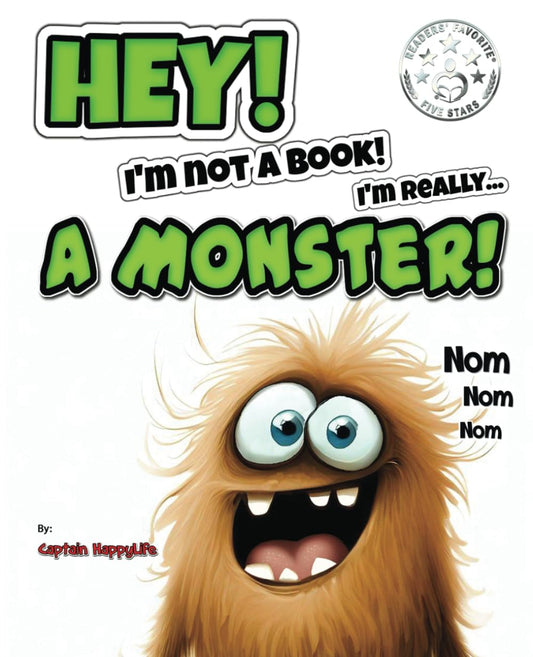 Hey! I’m not a Book! I’m really… a Monster!: Kids and parents might find me funny and silly and children may point and laugh, but I am definitely not ... a Book Books) (The “Not a Book” Book Series) - 2680