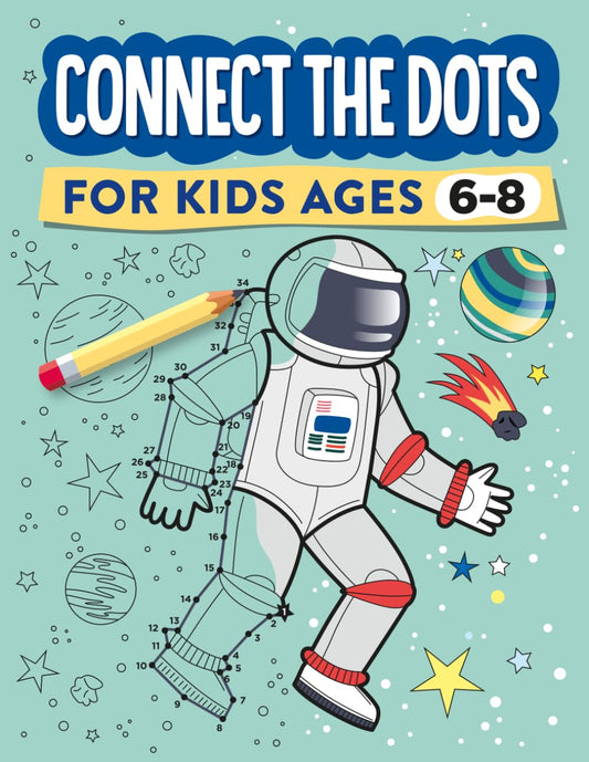 Connect the Dots for Kids Ages 6-8: 100 Dot to Dot Puzzles - 5353