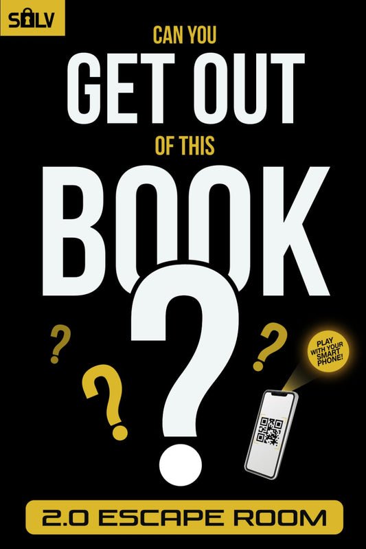 Can you get out of this book?: Escape Room book for adults with interactive riddles and brain puzzles to solve alone or with others. (Escape Room 2.0 Books) - 5836