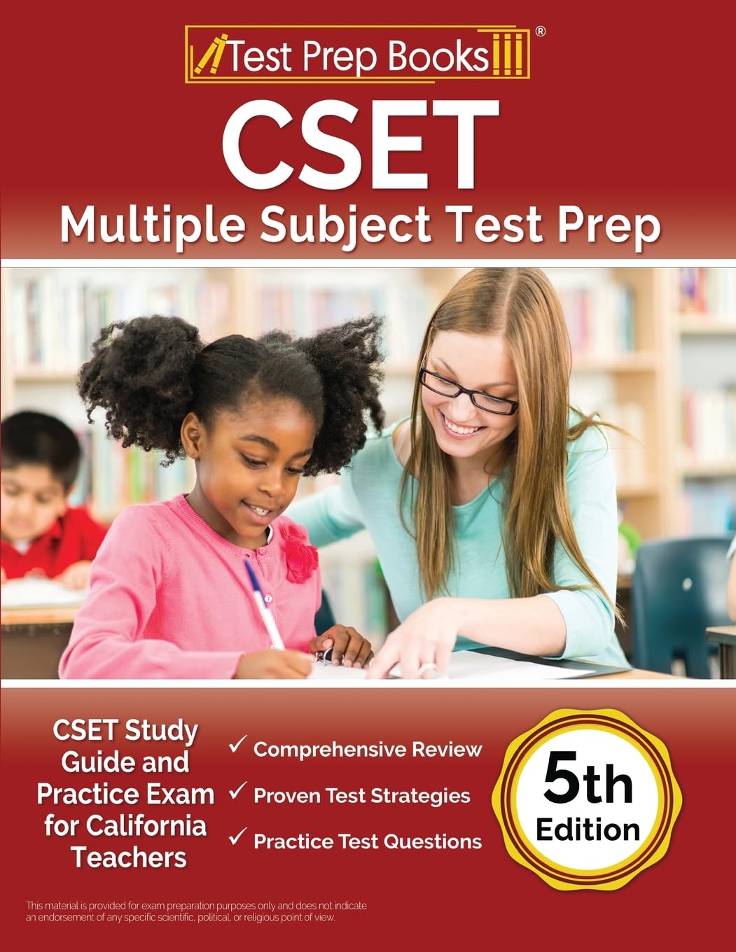 CSET Multiple Subject Test Prep: CSET Study Guide and Practice Exam for California Teachers: [5th Edition] - 4371